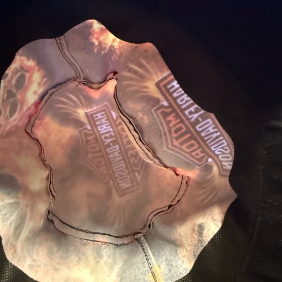 Harley-Davidson Fiery Skull Bucket Hat - Picture 3 of 3